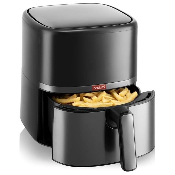 Friteuse sans huile - BODUM - 4,5L - 1500 W - Noir Friteuse sans huile - BODUM - 4,5L - 1500 W - Noir