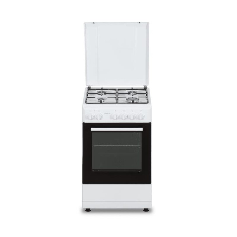 Cuisiniere gaz OCEANIC OCEACG50GW - 4 feux - L49,8 xP61 xH 86 cm - Bla