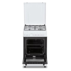 Cuisiniere gaz OCEANIC OCEACG50GW - 4 feux - L49,8 xP61 xH 86 cm - Bla