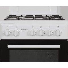 Cuisiniere gaz OCEANIC OCEACG50GW - 4 feux - L49,8 xP61 xH 86 cm - Bla