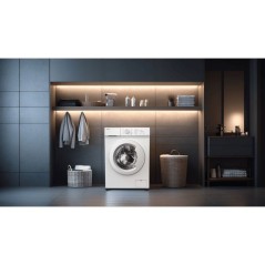 Lave-linge 6 kg - 1000 trs/min - 16 progs dont 1 vapeur - L59,5 x P 41