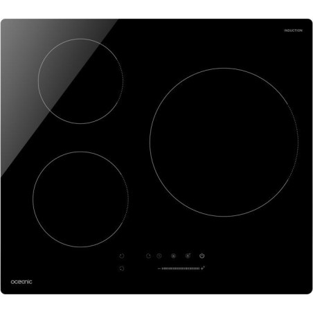 Table de cuisson a induction - OCEANIC - 3 foyers - 6500W - L60 x P52