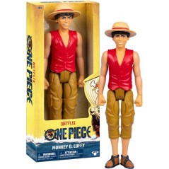 Figurine - ONE PIECE - Luffy - 30 cm - Articulée - Netflix