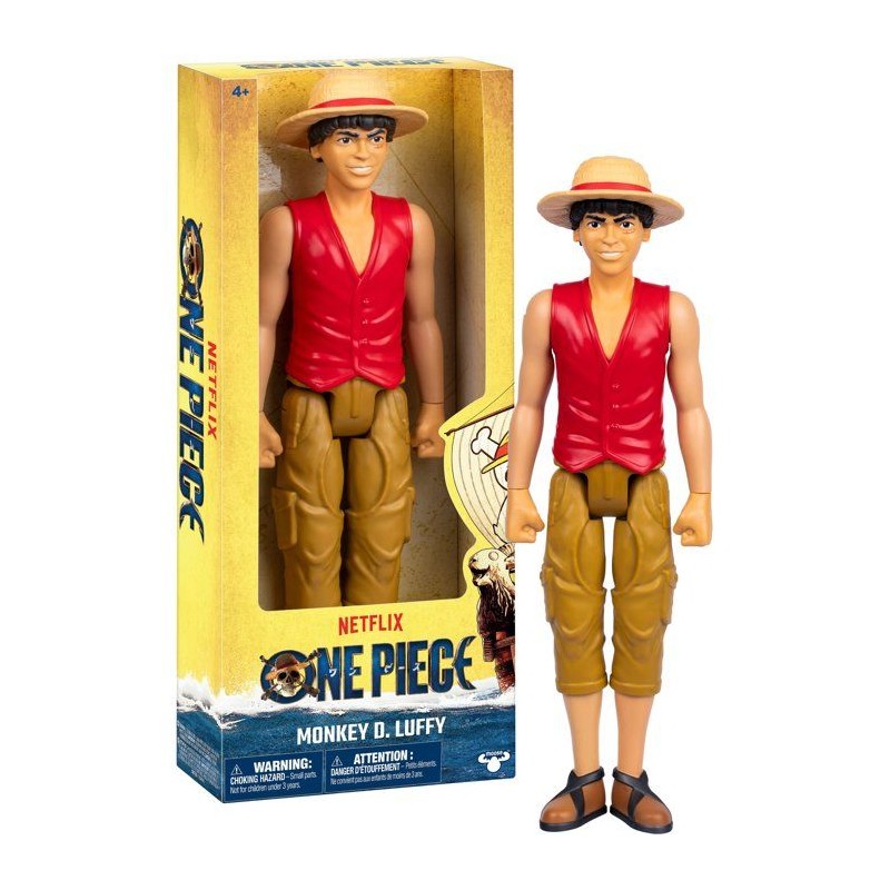 Figurine - ONE PIECE - Luffy - 30 cm - Articulée - Netflix