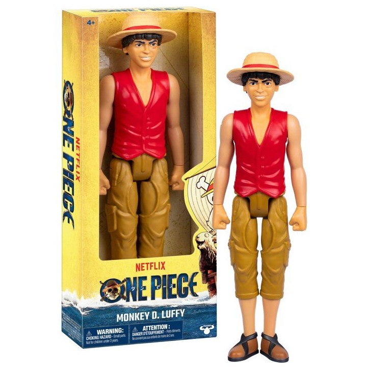 Figurine - ONE PIECE - Luffy - 30 cm - Articulée - Netflix