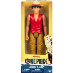Figurine - ONE PIECE - Luffy - 30 cm - Articulée - Netflix