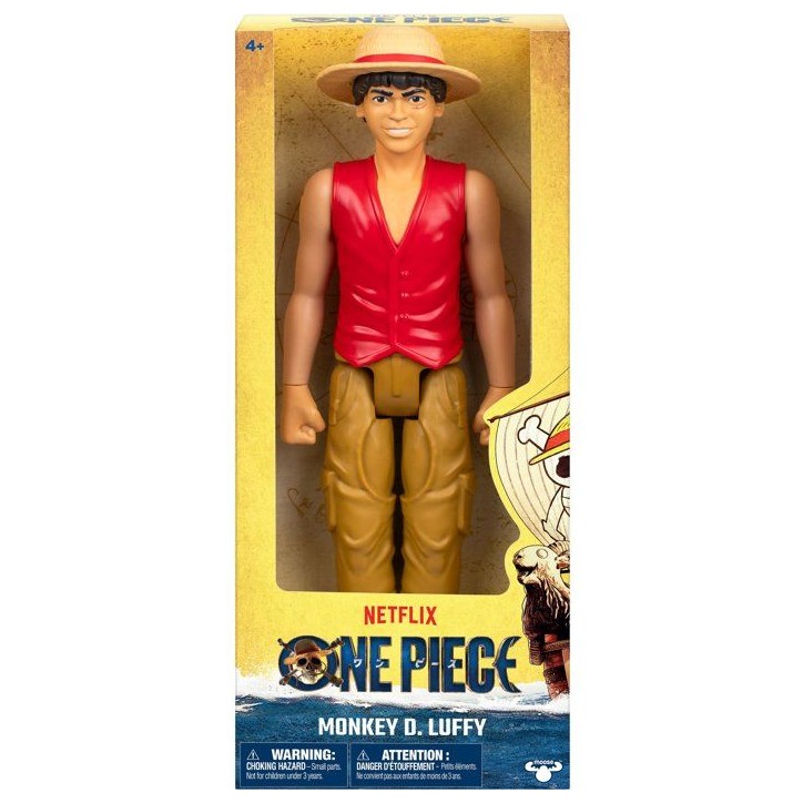 Figurine - ONE PIECE - Luffy - 30 cm - Articulée - Netflix
