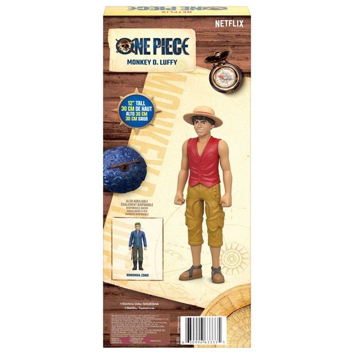 Figurine - ONE PIECE - Luffy - 30 cm - Articulée - Netflix
