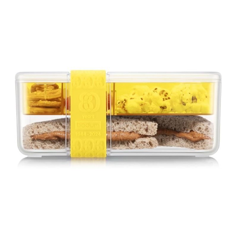 Lunch box compartimentée - BODUM - Bistro - Couverts - Lemon - Pandon Lunch box compartimentée - BODUM - Bistro - Couverts - Lemon - Pandon