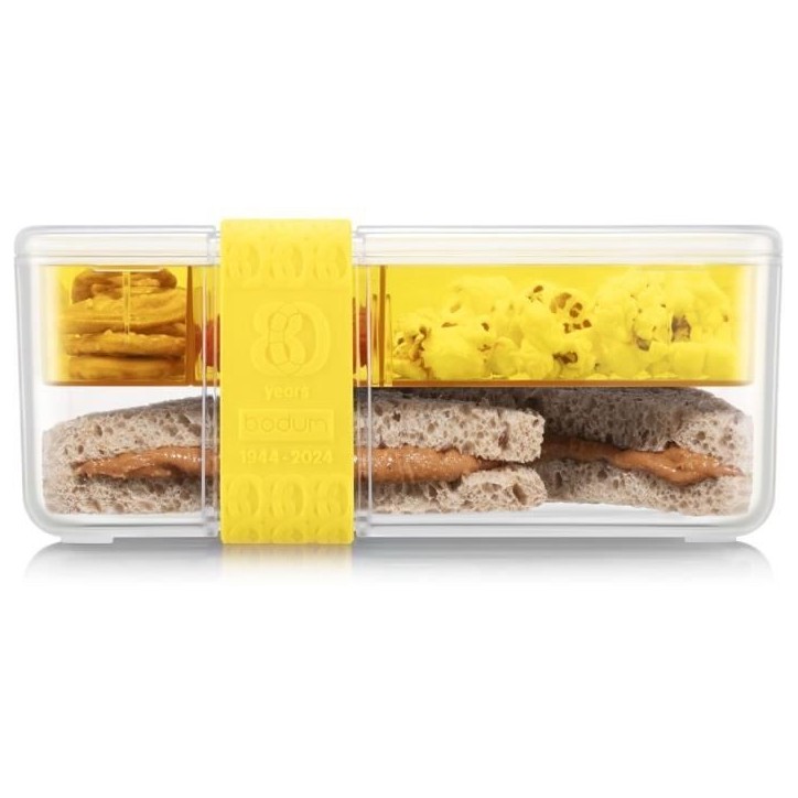 Lunch box compartimentée - BODUM - Bistro - Couverts - Lemon - Pandone Yellow Lunch box compartimentée - BODUM - Bistro - Couverts - Lemon - Pandone Yellow