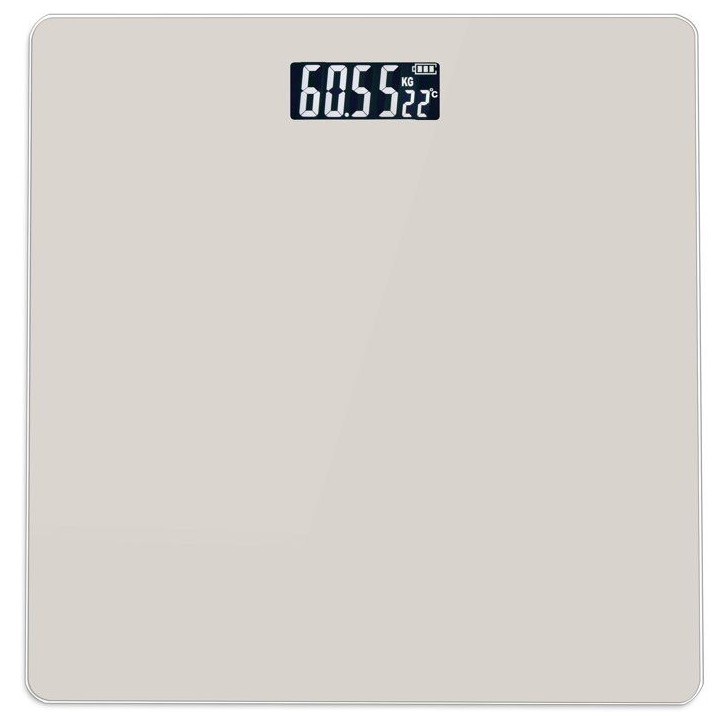 Pese-personne électronique - ONLI - ON1001G - Écran LCD - 180 kg - Verre trempé
