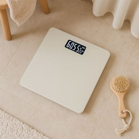 Pese-personne électronique - ONLI - ON1001G - Écran LCD - 180 kg - Verre trempé