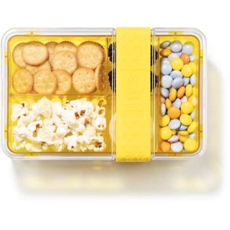 Lunch box compartimentée - BODUM - Bistro - Couverts - Lemon - Pandone Yellow