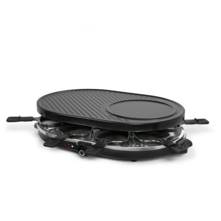 Raclette 3 en 1 - ONLI - ON1035N - 8 personnes - grill / crepiere