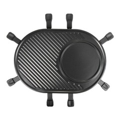 Raclette 3 en 1 - ONLI - ON1035N - 8 personnes - grill / crepiere