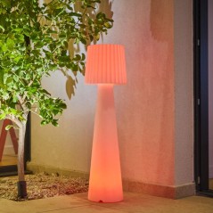 Lampadaire extérieur sans fil - LUMISKY - LADY C110 - LED multicolore