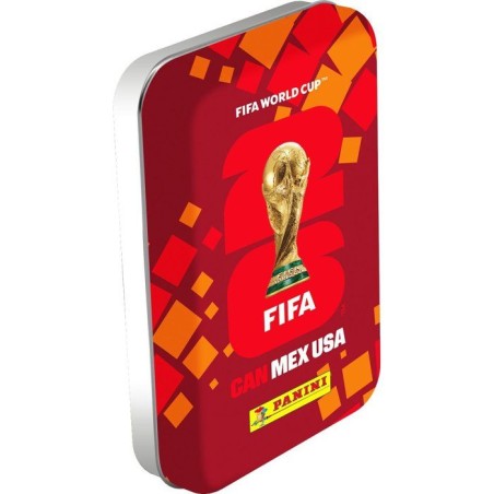 Boîte métal Pocket - PANINI ' COUPE DU MONDE DE LA FIFA 26TM - 8 poc