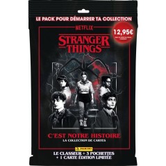 Starter pack - PANINI - Stranger Things - Classeur - 3 pochettes - 1 c