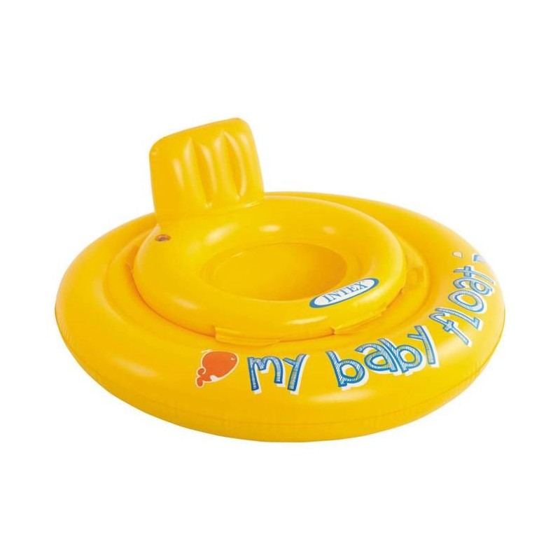 Bouée gonflable pour bébé - INTEX - Jaune - A partir de 6 mois - Mi