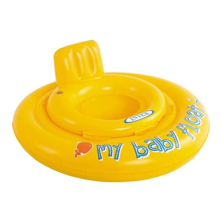 Bouée gonflable pour bébé - INTEX - Jaune - A partir de 6 mois - Mixte - 70 cm Bouée gonflable pour bébé - INTEX - Jaune - A partir de 6 mois - Mixte - 70 cm