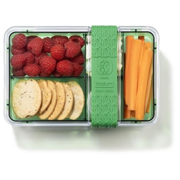 Lunch box compartimentée - BODUM - Bistro - Couverts - Vert