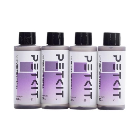 Lot de 4 recharges purifiantes - PETKIT pour Boîtier spray désodorisant - PETKIT - PURA AIR Smart
