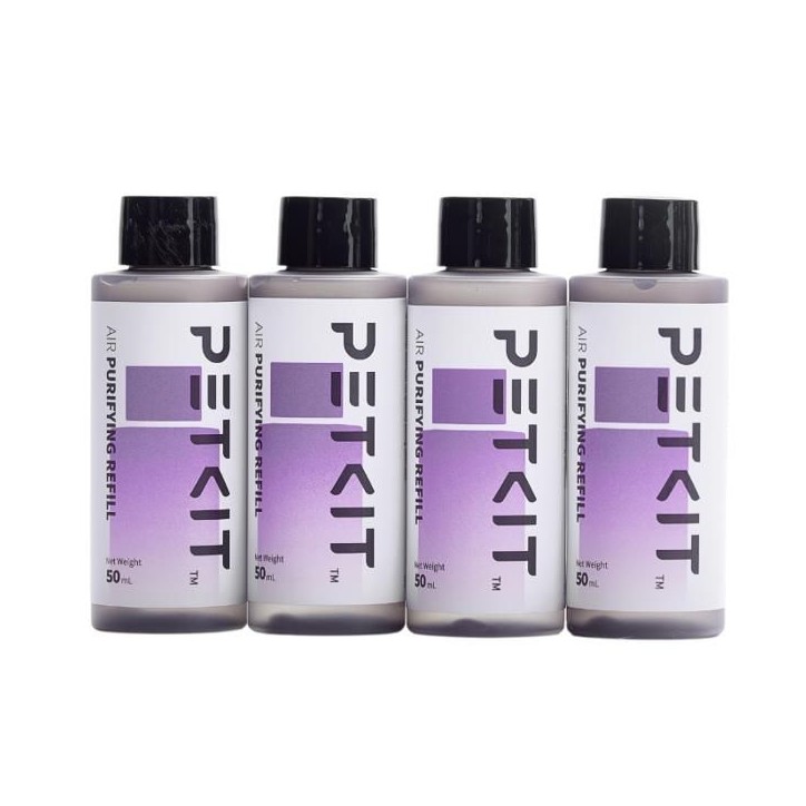 Lot de 4 recharges purifiantes - PETKIT pour Boîtier spray désodorisant - PETKIT - PURA AIR Smart
