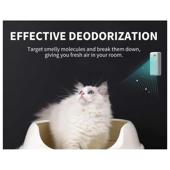 Lot de 4 recharges purifiantes - PETKIT pour Boîtier spray désodorisant - PETKIT - PURA AIR Smart