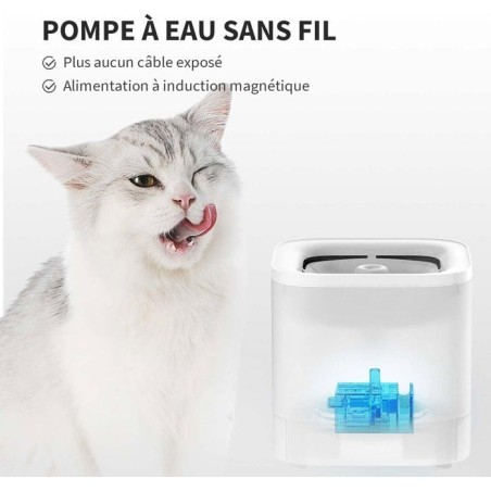Fontaine a eau pour chat - EVERSWEET - SOLO - Cybertail - Blanc