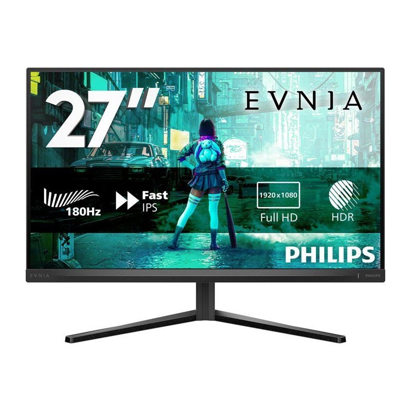 Ecran PC Gamer - Philips 27 - FHD 0.5ms 180Hz - Dalle Fast IPS - Ajust