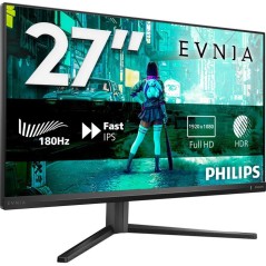 Ecran PC Gamer - Philips 27 - FHD 0.5ms 180Hz - Dalle Fast IPS - Ajustable en hauteur - 27M2N3200A