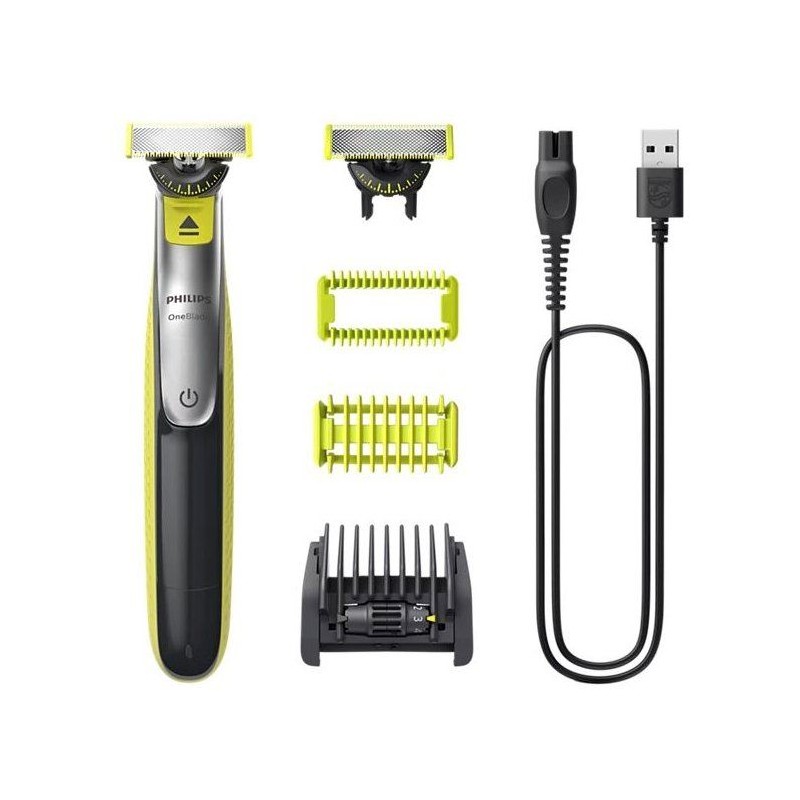 Rasoir éléctrique - PHILIPS - OneBlade Pro - Lame double sens - 14 r