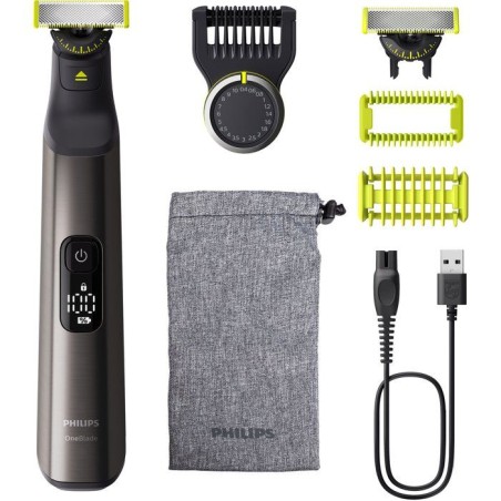 Tondeuse barbe & corps - PHILIPS - OneBlade Pro 360 - 2 lames - Sabot