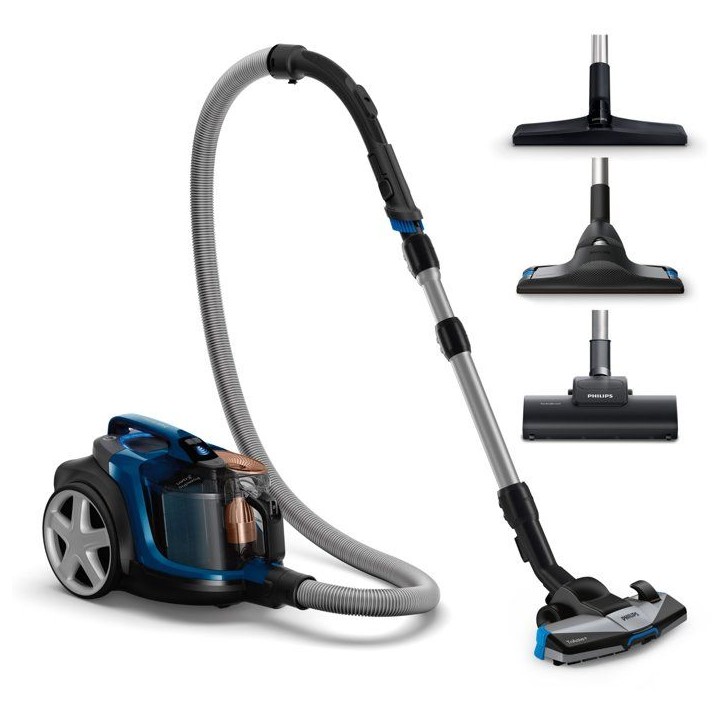 Aspirateur sans sac - PHILIPS - FC9745/09 - Aspirateur Série 7000 - 900W - PowerCyclone 8 - Bleu foncé