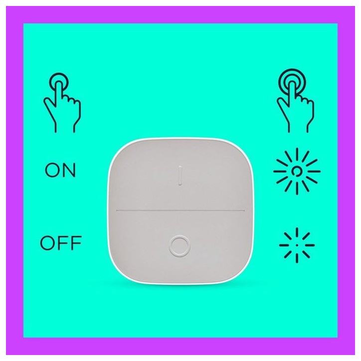 Bouton mobile - WIZ - Contrôler l'éclairage - Fonctione avec piles Bouton mobile - WIZ - Contrôler l'éclairage - Fonctione avec piles