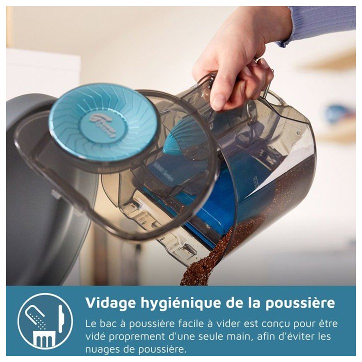 Aspirateur sans sac - PHILIPS - FC9557/09 - Aspirateur Série 5000 - 900W - LED - Noir intense