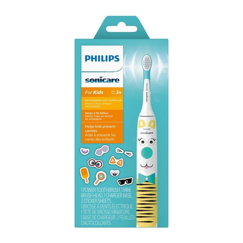 Brosse a dents électrique enfant - PHILIPS - HX3601/01 - Sonicare For