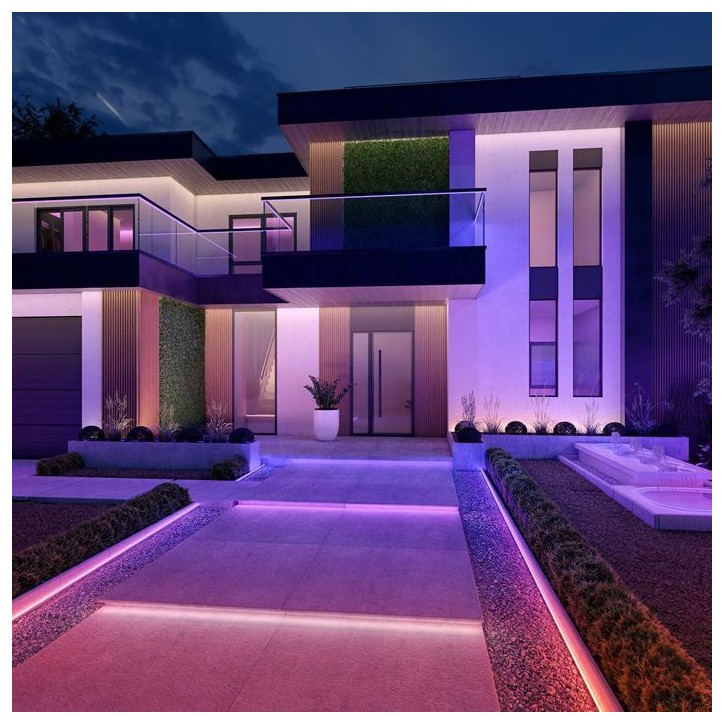 Ruban LED - PHILIPS HUE - Neon extérieur - 5 metres - 1100 lm - Ambiance - Ajustable - Résistant - Base tension