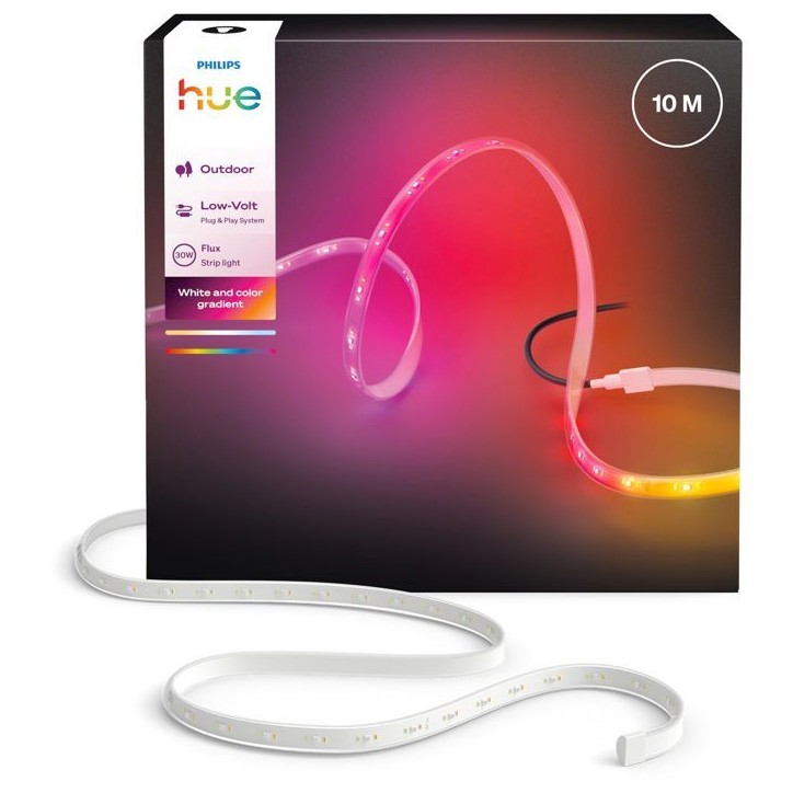 Ruban LED - PHILIPS HUE - Flux extérieur - 10 metres - 3000 lm - Ambiance - Ajustable- Résistant