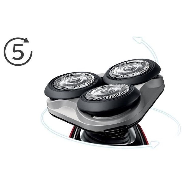 PHILIPS - Blister de 3 tetes pour rasoirs de la série S5000 (S5xxx) - SH50.50