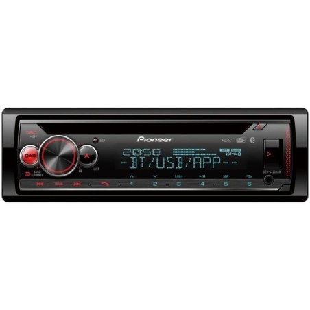 Autoradio - PIONEER - 1DIN - CD - Bluetooth - DAB - USB - Connecté vi