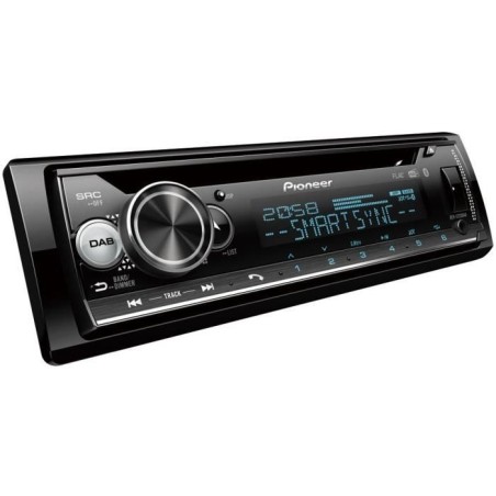 Autoradio - PIONEER - 1DIN - CD - Bluetooth - DAB - USB - Connecté via application Pioneer Smart Sync