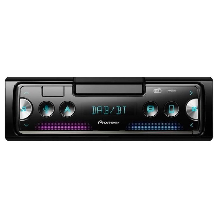 Autoradio - PIONEER - 1DIN - Support smartphone intégré - Bluetooth - DAB - USB - Connecté via application Pioneer Smart Sync Autoradio - PIONEER - 1DIN - Support smartphone intégré - Bluetooth - DAB - USB - Connecté via application Pioneer Smart Sync