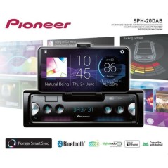 Autoradio - PIONEER - 1DIN - Support smartphone intégré - Bluetooth