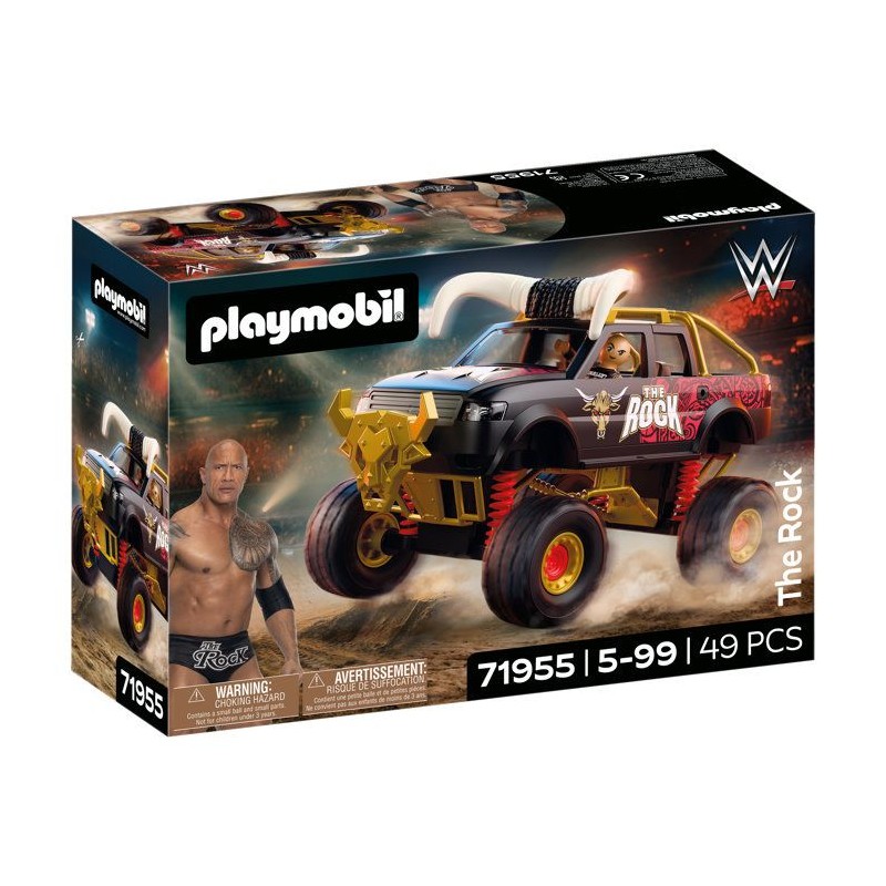 PLAYMOBIL 71955 WWE Le Monster Truck de The Rock