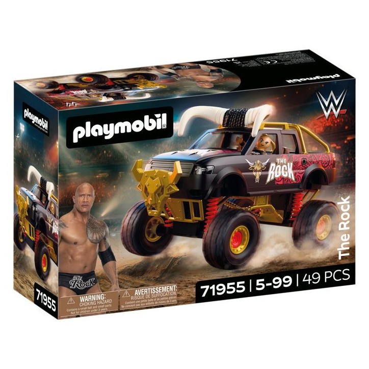 PLAYMOBIL 71955 WWE Le Monster Truck de The Rock