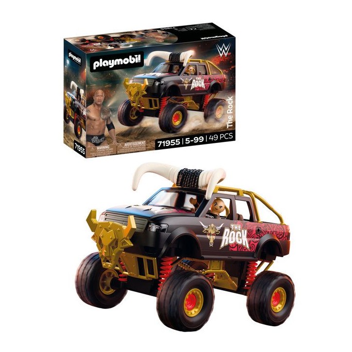 PLAYMOBIL 71955 WWE Le Monster Truck de The Rock