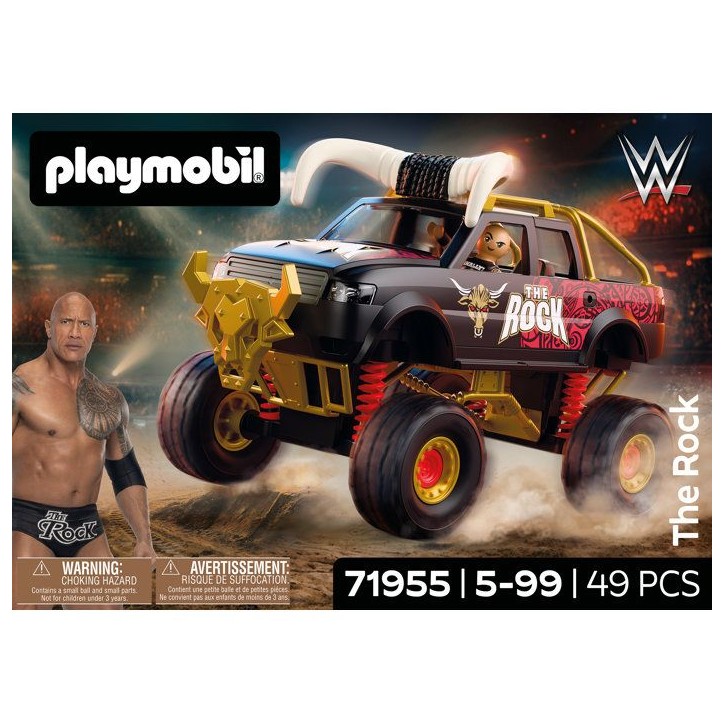 PLAYMOBIL 71955 WWE Le Monster Truck de The Rock