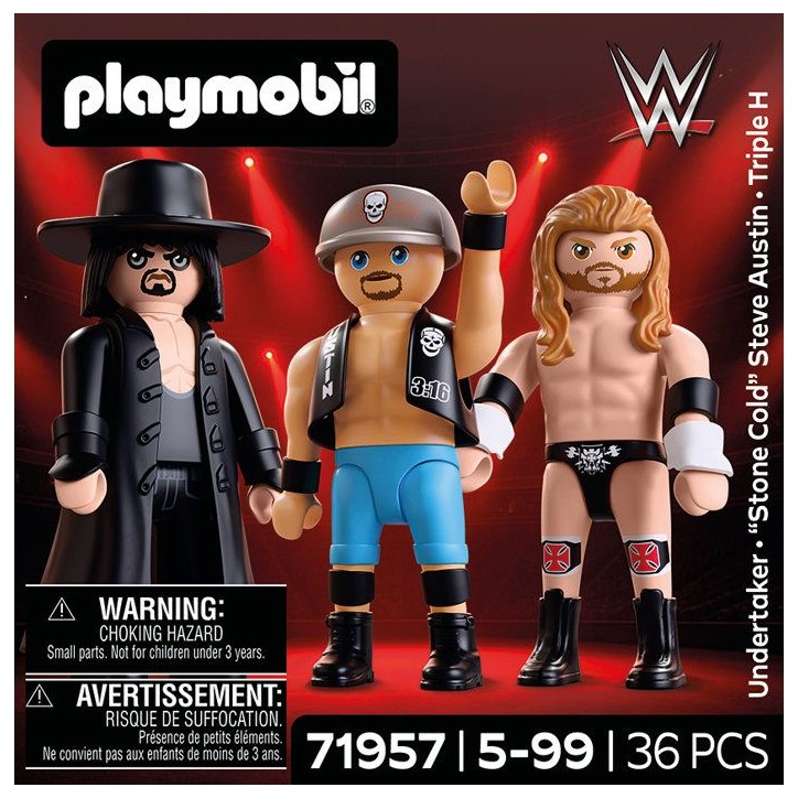 PLAYMOBIL 71957 WWE Multipack Attitude Era