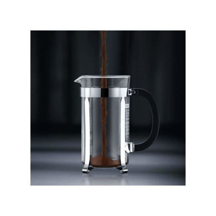 CHAMBORD - Cafetiere a piston BODUM , 8 tasses, 1.0 l, acier inox